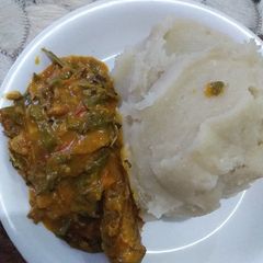 A picture of Sam vita and oha soup.