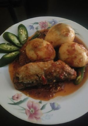 Foto resep Mackerel Telur Tumis Cabai Hijau