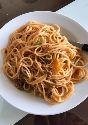 Foto resep Spaghetti mager rudergehakt