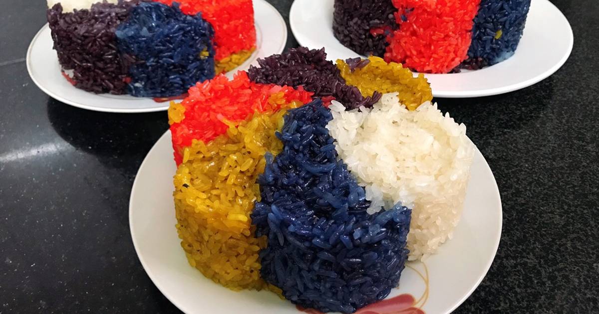 Món xôi ngũ sắc: 7 cách làm tại nhà đơn giản ngon miệng - Cookpad