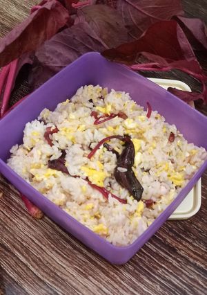 Foto resep Nasi Goreng Bayam Merah