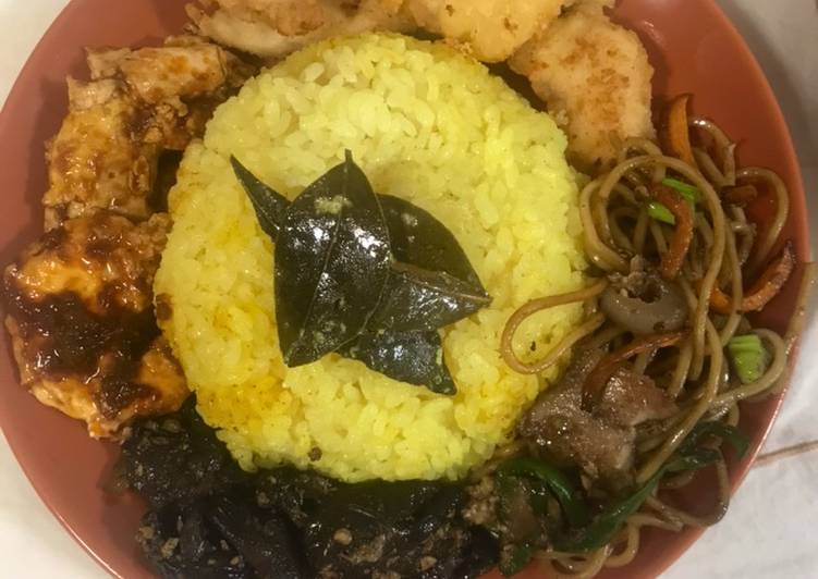 Nasi kuning rice cooker