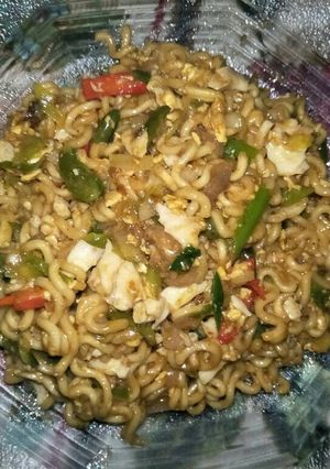 Foto resep Mie goreng mercon
