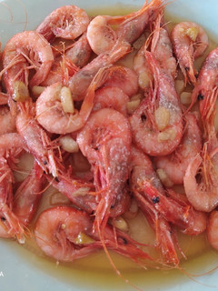 Una foto de Gambas al ajillo