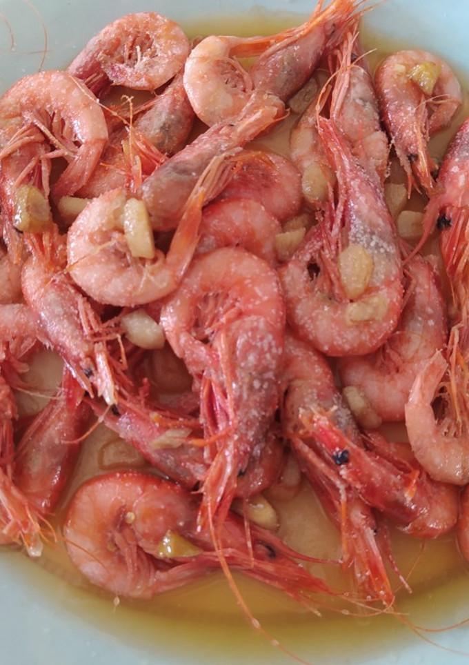Una foto de Gambas al ajillo