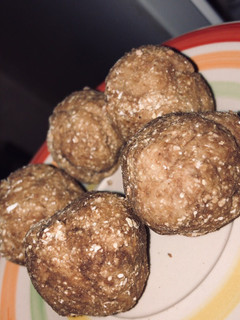 Una foto de Cocadas de avena y plátano