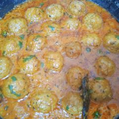 A picture of Malai kofta.