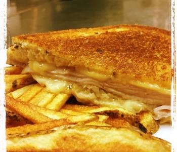 Unique Cuisine Smoked Turkey  Reuben Sandwich Home Style