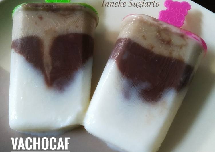 step by step Memasak 26. Vachocaf Popsicles (Vanilla, Chocolate, Coffee Latte) yang Lezat
