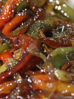 Una foto de Pimientos caramelizados con mozzarella