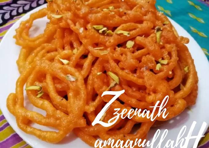 Instant Jalebis (With Eno)