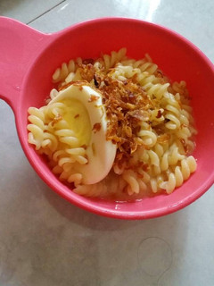 Foto resep Soup makaroni telur rebus