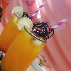 A picture of Orange choco slush.