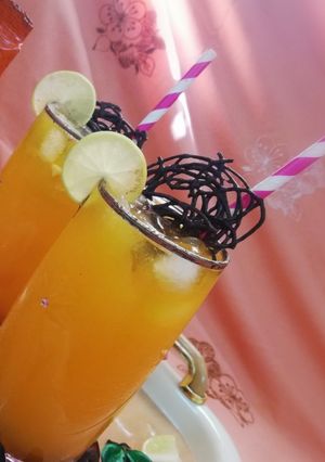 A picture of Orange choco slush.