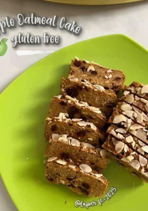Foto resep Apple Oatmeal Cake (gluten free)