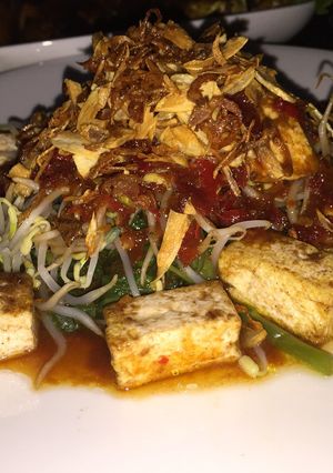 Foto resep Rujak Kangkung Saus Tiram
