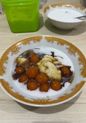 Foto resep Bubur sumsum cendil / biji salak santan kara