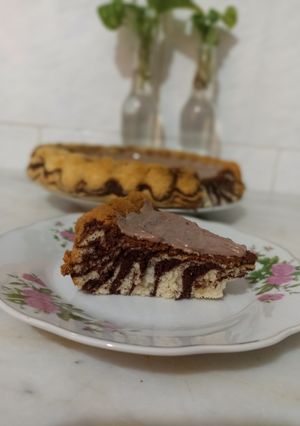 عکسی از دستور کیک زبرا در فر دستساز