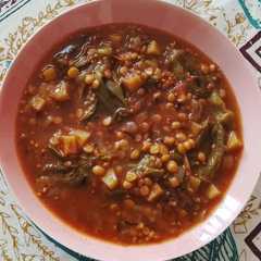 خورشت بامیه (بدون گوشت)-レシピのメイン写真