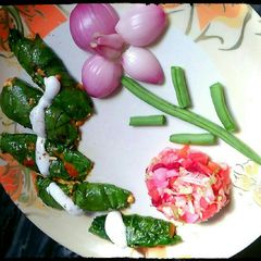 A picture of Spinach paneer grilled roles.