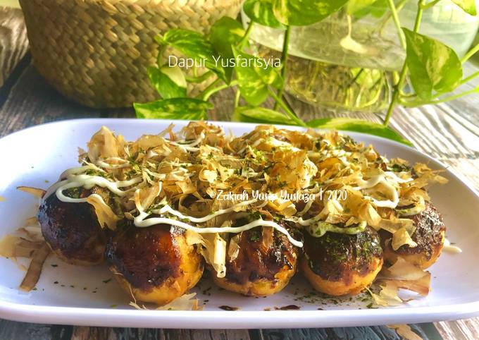 Resipi Takoyaki Mudah Super Sedap Versi Doh Dimasak Oleh Dapur Yusfarisyia Cookpad