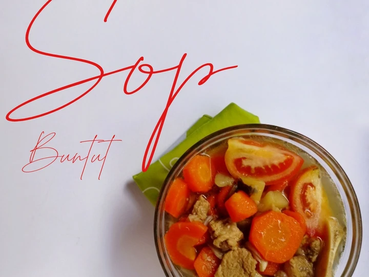 Cara Mudah Membuat Resep Sop Buntut praktis rasa juara Anti Ribet, Enak Banget
