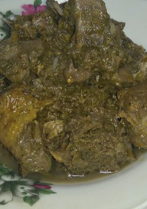 Foto resep Itiak lado mudo (bebek cabe ijo)
