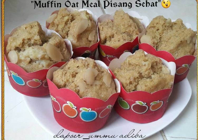 Muffin Oat Meal Pisang Sehat😉