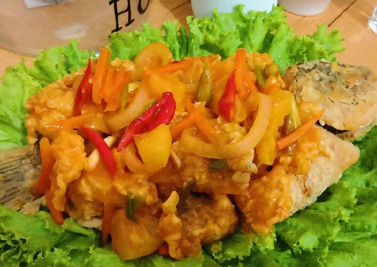 Cara Cinta LezatGurami Fillet Asam Manis