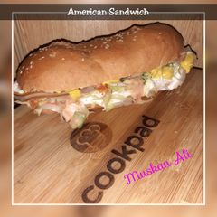 A picture of American's Sub Sandwich♡.