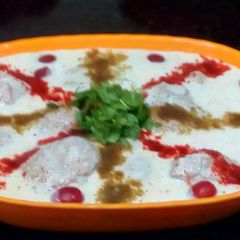 A picture of पनीर दही वडा.