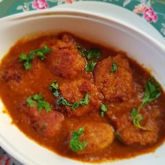 Lauki ke kofte Bottle Gourd fritters A picture of Lauki ke kofte Bottle Gourd fritters.
