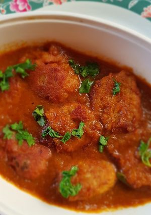 A picture of Lauki ke kofte Bottle Gourd fritters.