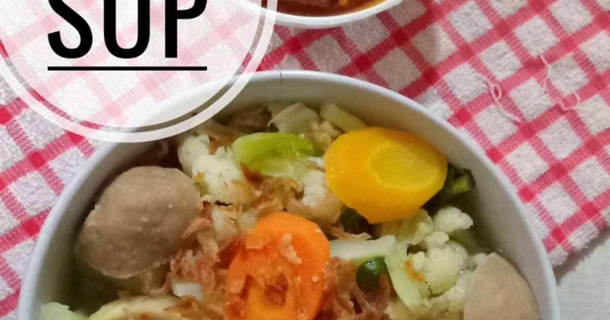 Resep 127 Sayur Sop Dengan Bahan Sederhana