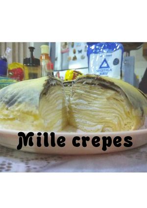 Foto resep Mille crepes #BERANIBAKING