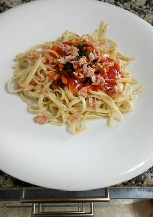 Foto principal de Tallarines pesco vegetarianos