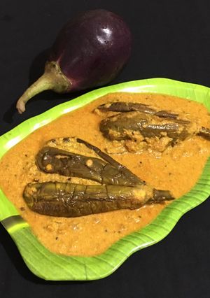 A picture of Baingan Curry.