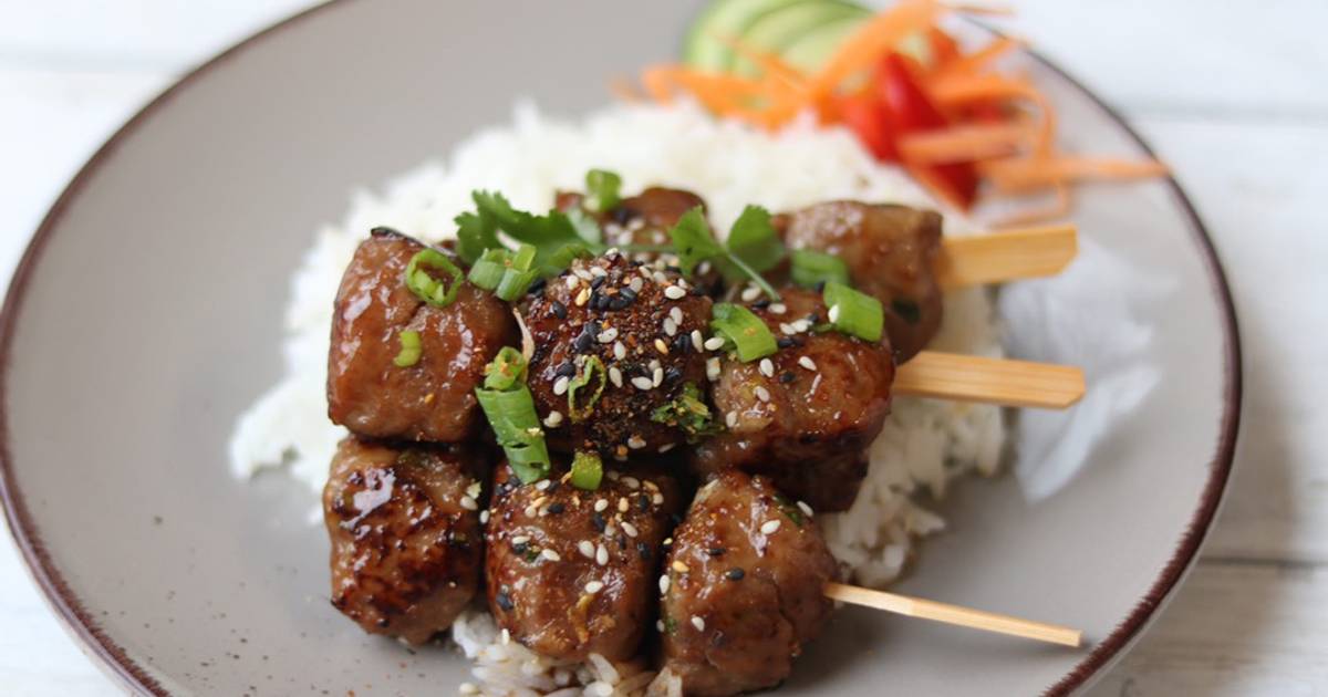Tsukune Japanese style Chicken meatballs 🍡 Recipe by Yui Miles Cookpad