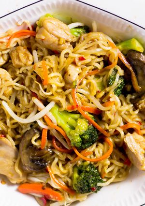 A picture of Quick Ramen Noodles Stir Fry.