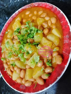 صورة لوصفة لوبيا حمرا مع البطاطا