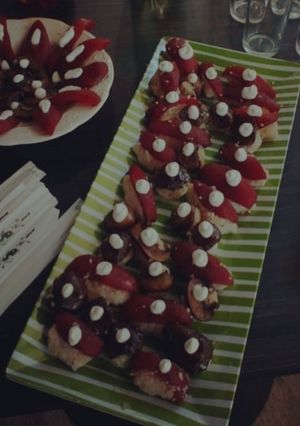 Una foto de Sushi vegano estilo maki