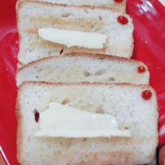 A picture of Butter bread toast.