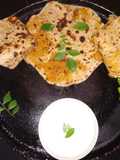 Cabbage & bottle gourd stuffed parathas