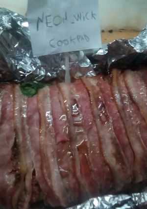 Una foto de Arrollado de carne relleno
