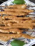 California Farm Seitan Mock Pork Sateh In Peanut Sauce