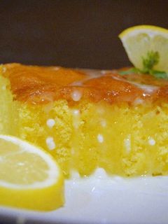 Foto resep Lemon Butter Cake with Lemon Glazing