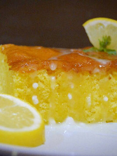 Foto resep Lemon Butter Cake with Lemon Glazing