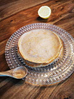 Une photo de Crêpes à la farine de châtaigne 🥞🌰