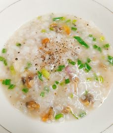 sò lông nấu cháo