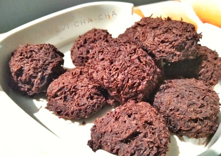 80). Coconut Chocolate Cookies (Daur Ulang Kelapa Parut)🍪